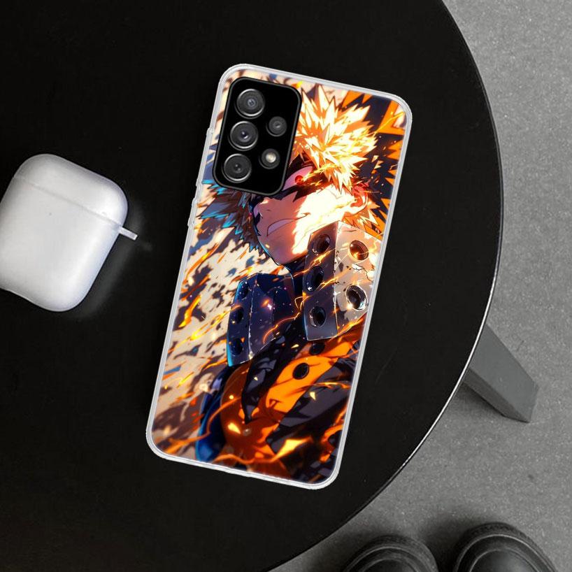 Чехол для телефона Dakugou Katsuki MHA My Hero для Samsung Galaxy A12 A22 A32 A52 A72 A02S A51 A50S A31 A20S A10S Note 20 Ultra 10