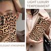 For Samsung Galaxy A26 5G Case Leopard Print PU Leather Coated PC+TPU Electroplating Phone Cover
