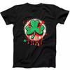 Улица. День Святого Патрика Кровавый Клевер Ужас Гранж Смешной Подарок Черная Футболка 365