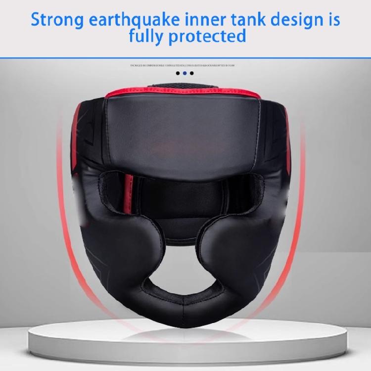 Шлемы для бокса Защитные шлемы Шлемы для кикбоксинга Кожа PU Тренировочные шлемы для спарринга Шлемы Тренировочное оборудование