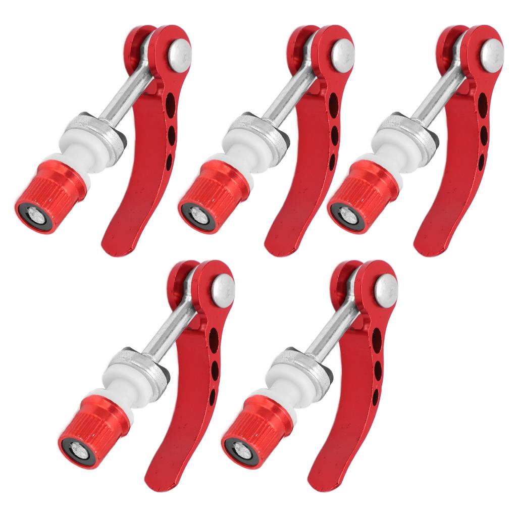 5 шт. Зажимы подседельного штыря Быстросъемные Алюминиевый сплав Прочный Зажим для велосипедной трубы Фиксированная передача для Универсальных велосипедов