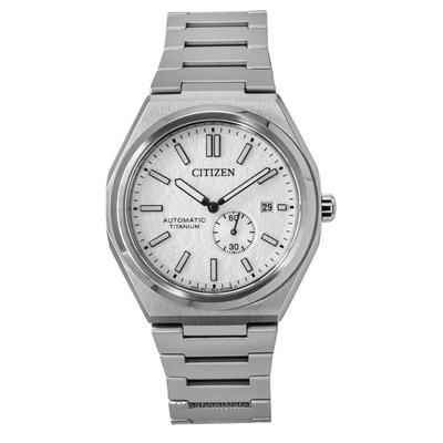 Мужские часы Zenshin Super Titanium Silver Dial с автоматическим механизмом NJ0180-80A 100M