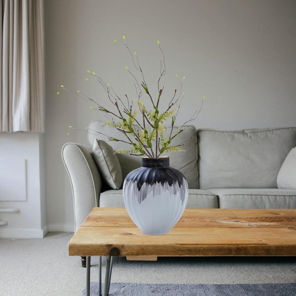 2pcs 40 inch Bendable Artificial Tree Cherry Blossom Branches Vines Twigs Limb Trunk Silk Moss Green Plants for Garden Outdoor Wall Hanging Vase