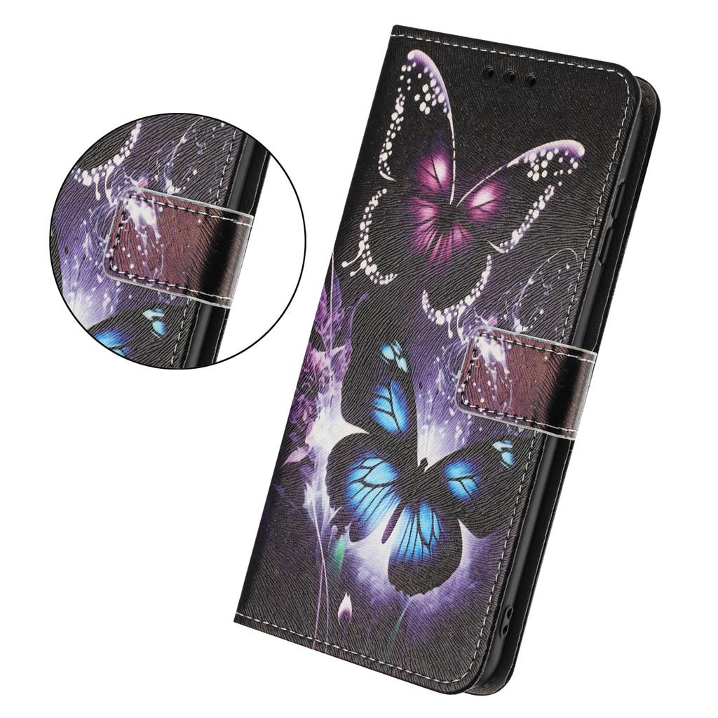 Чехол-книжка-кошелек Butterfly Companion из искусственной кожи с откидной крышкой и фоторамкой для iPhone, Samsung, Huawei, Honor, Xiaomi, Redmi, Oppo, Infinix, Tecno, Google...