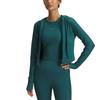 Эластичный топ с капюшоном и длинным рукавом для фитнеса женский tops 6011036-338