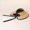 Tao Ins Chic Summer Handmade Raffia Grass Wind Brim Burrs Tassel Leisure Beach Holiday Lady Sun Cap Women Hat
