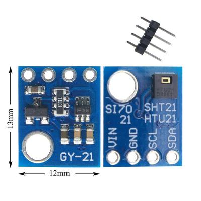 1 шт. Датчик влажности с интерфейсом I2C Si7021 GY-21 HTU21 для Arduino-промышленной высокой точности