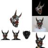 Mechanical Style Hannya Mask Prop With Resin Material For Christmas And Halloween Party Events