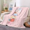 1Pc Kawaii Friends Collection Blanket Soft Throw Blanket For Home Bedroom Bed Sofa Travel Office Solid Christmas Blanket