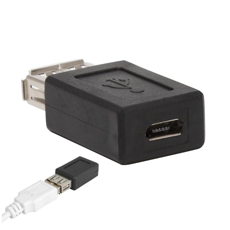 2 шт./компл. USB 2.0 Type-A «мама» на Micro USB Type-B 5-контактный адаптер-конвертер «мама»
