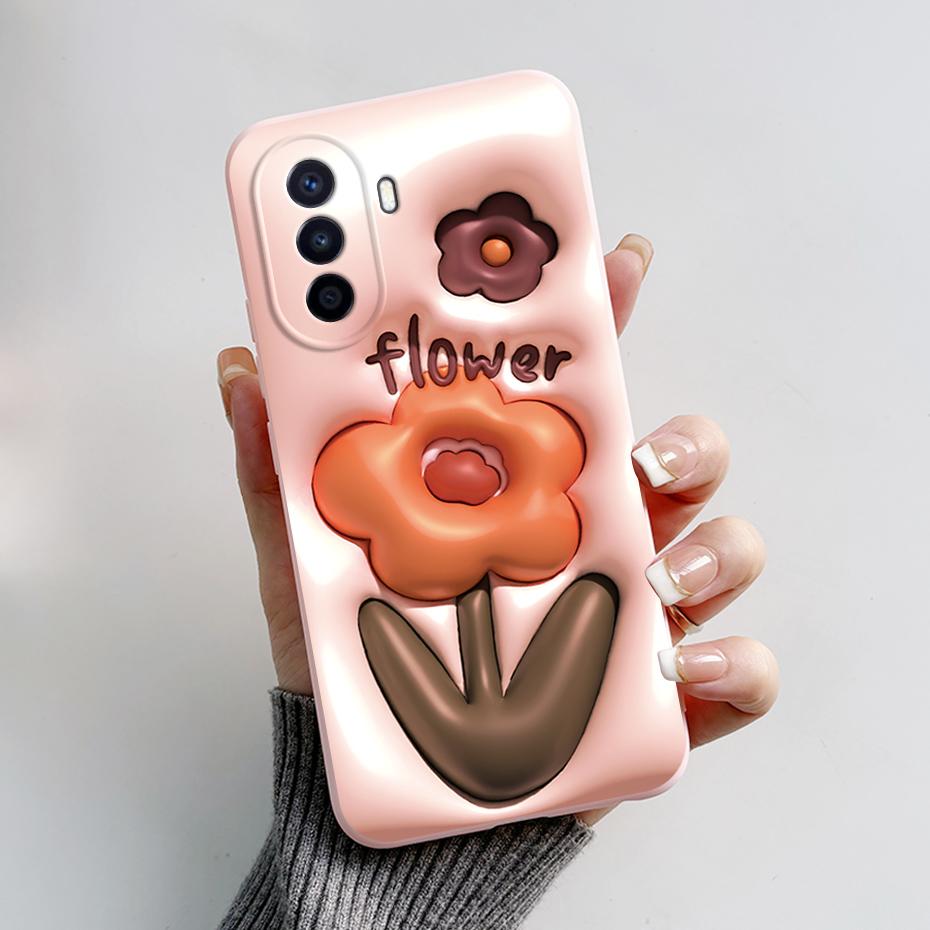 For Huawei NOVA Y70 Case Silicon Back Cover Cute Rabbit panda Phone Case For Huawei NOVA Y70 NOVAY70 NovaY 70 6.75" Bumper Coque