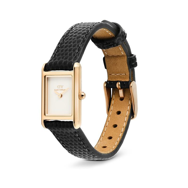 DANIEL WELLINGTON Часы Кварцевый Механизм Белый Циферблат Женские Часы Часы Наручные Мини Мини Современные Квадратные Часы DW00100907
