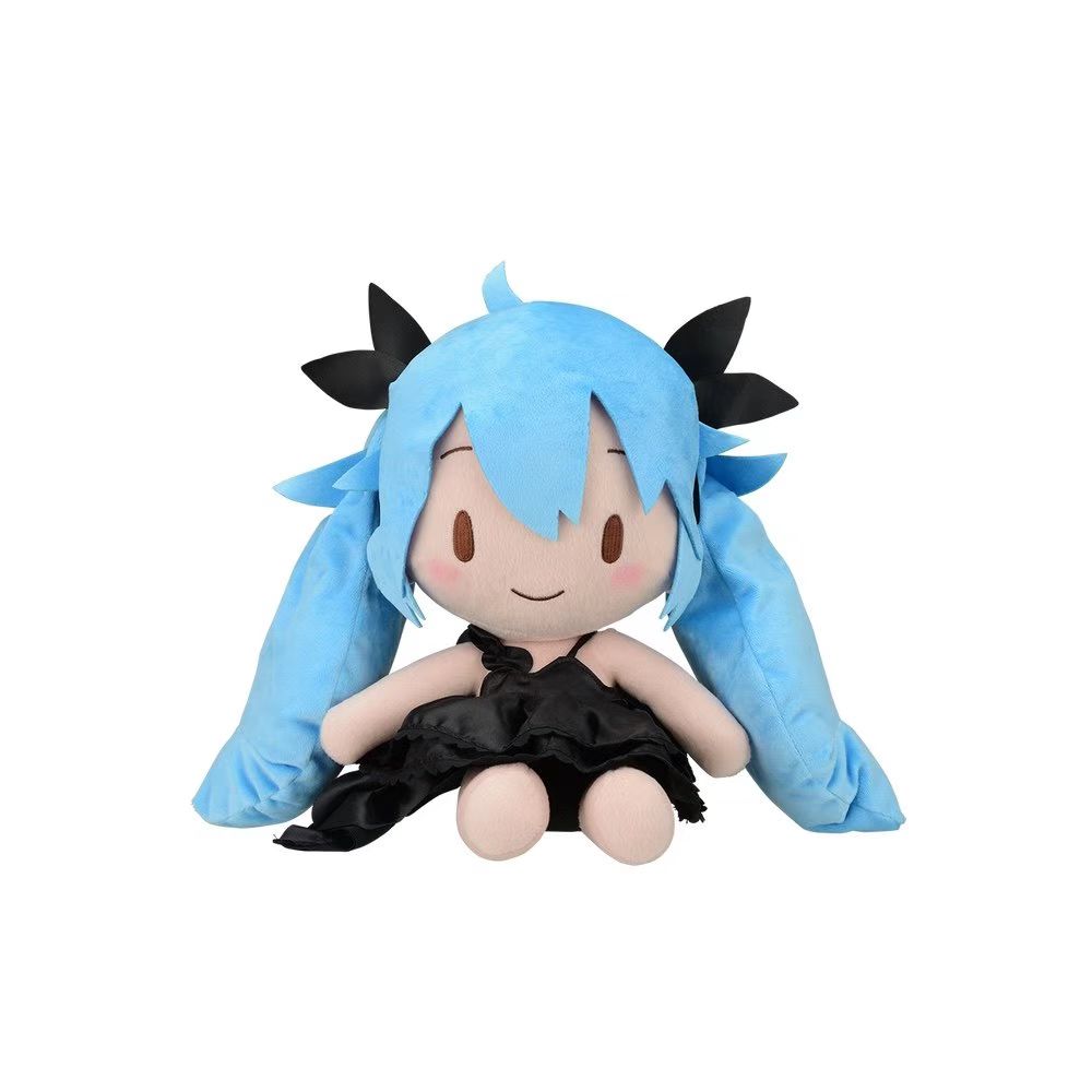 Authentic Bilibili Spot Hatsune Miku Miku Doll Fufu Plush Doll White Spotless Cherry Blossom Sky Cute Plush Toy Collection Gifts