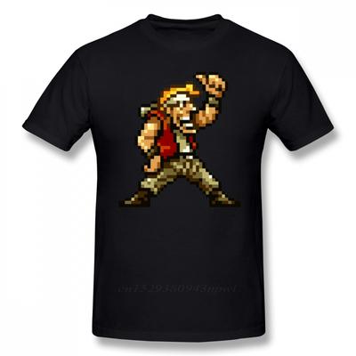 Футболка Metal Slug Марко Рози Футболка Графическая футболка Пляжная Милая 100% Хлопок Короткий рукав Мужская футболка