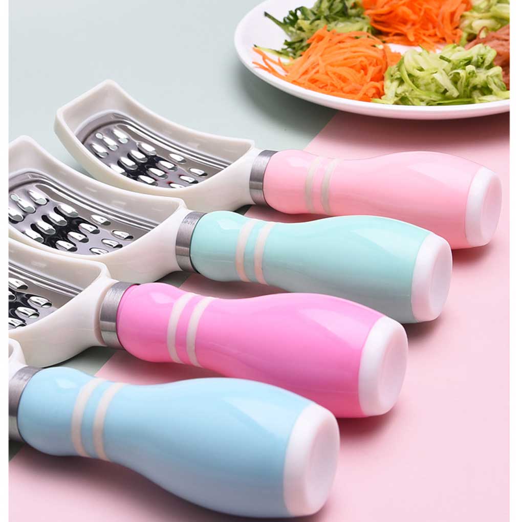 Кухонная терка в форме шара для боулинга, измельчитель овощей с ручкой, нержавеющая сталь, ручная терка для моркови, кухонные принадлежности