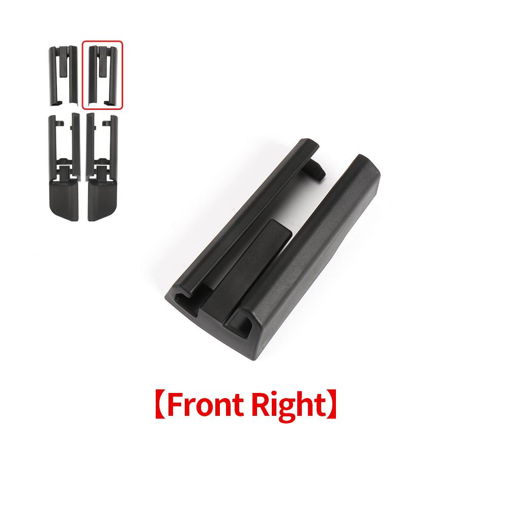 Черная отделка направляющей сиденья автомобиля ABS, крышка направляющей скольжения, капот, передняя, задняя, левая, правая для BMW G30 G11 G12 F15 F16 5 7 серии