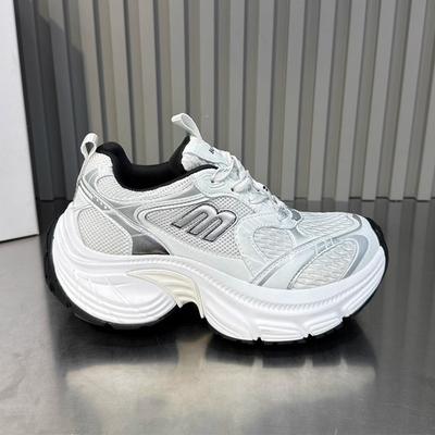 Женские кроссовки-папы, универсальные, на платформе для увеличения роста, спортивные для отдыха