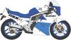 Hasegawa Scale Suzuki Plastic Model Kit 21746 1/12 GSX-R750(H)(GR71G) Blue/White