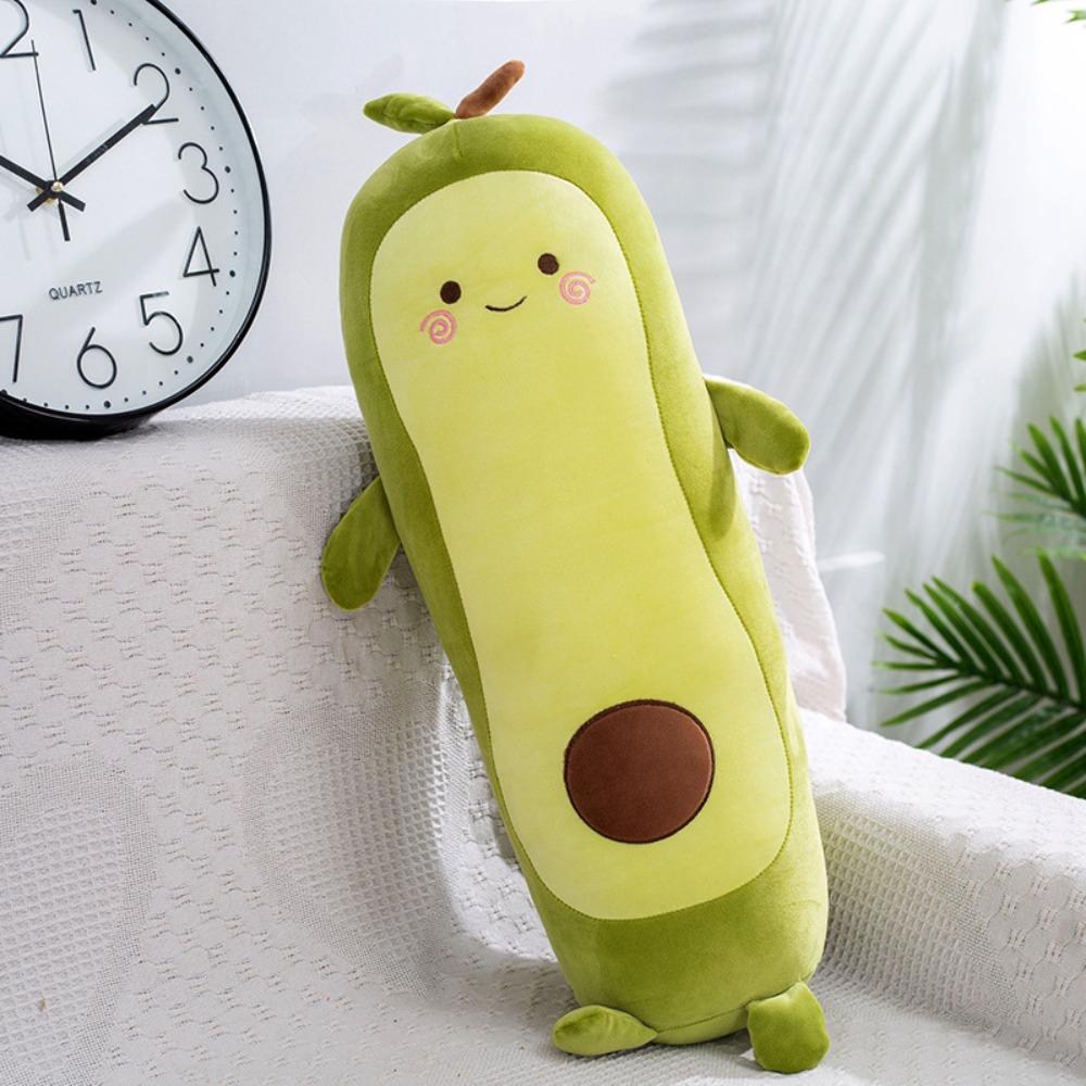 Avocado Green Giant Toy 35/50/65cm Sleeping Pillow Kawaii Stuffed Fruit Avocado Doll  Room Decor