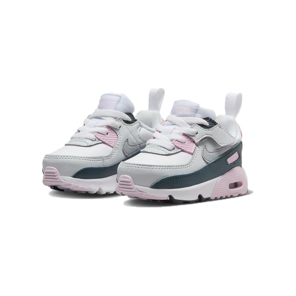 Nike Air Max 90 EasyOn TD Pink Foam Armory Navy Baby Sneakers White Wolf-Grey HF6359-104