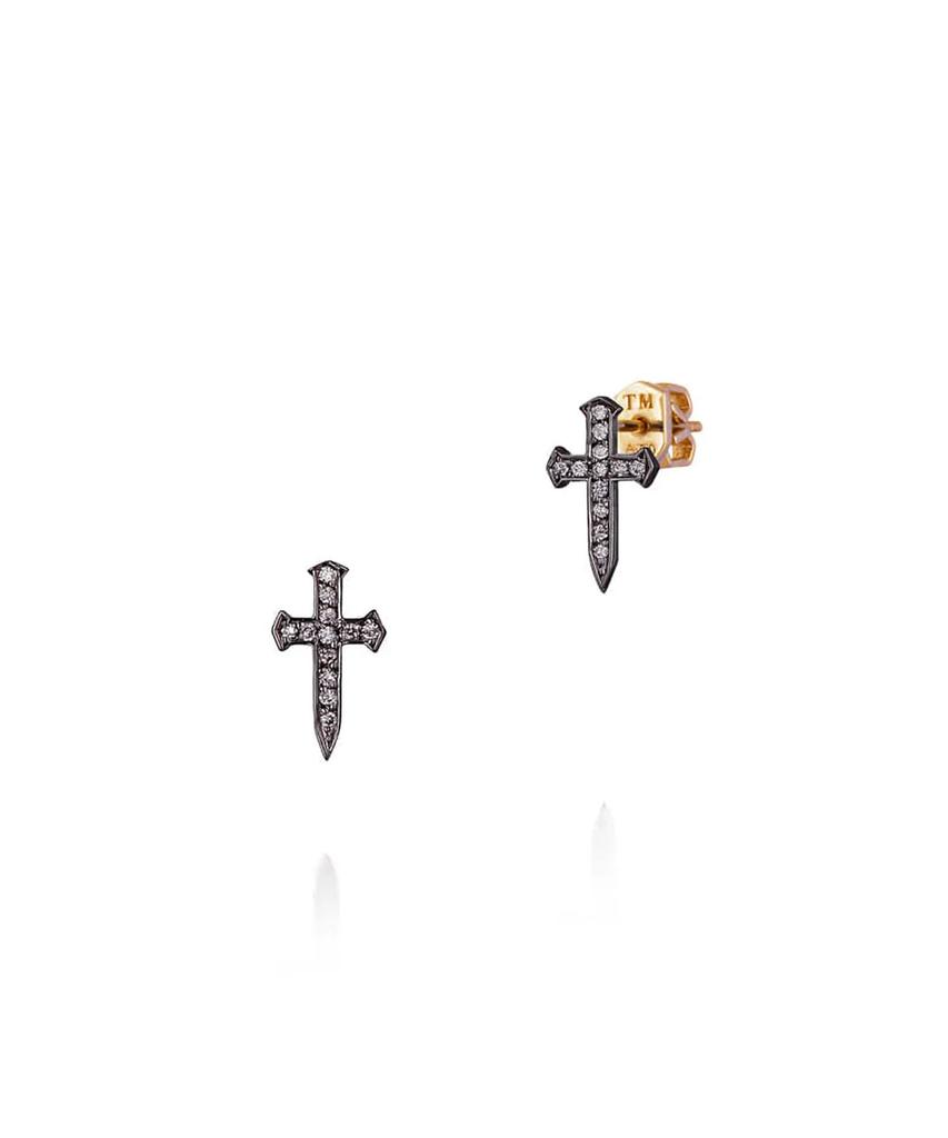 Trencadism Alexander Earrings 18K Gold Diamond Earrings Alexander Earring Axe13Bp