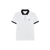 Casual Logo Knit Short Sleeve Polo Shirt Men Polo Shirts Standard-White F11M231117FWT