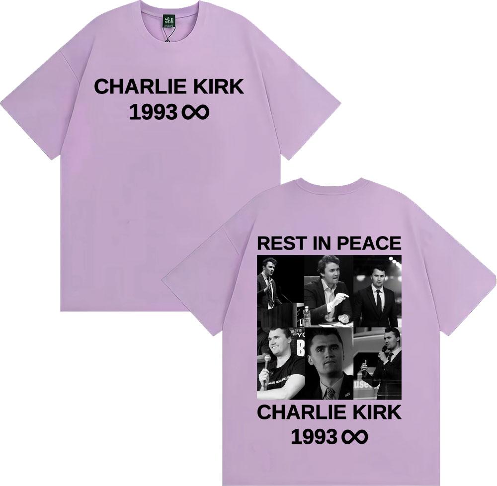 Rest in Peace Charlie Kirk Graphic Tshirts Men Women Fashion Casual 100 Cotton Tee Shirt Harajuku Classic Short Sleeve T Shirt