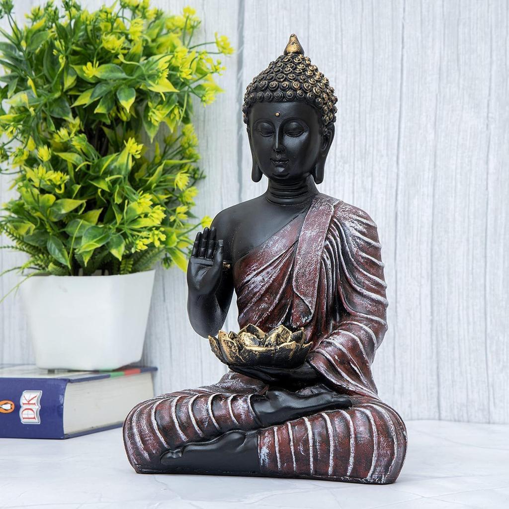 Art New Sitting Buddha Statue Showpiece Idol Home Decor and Gifts