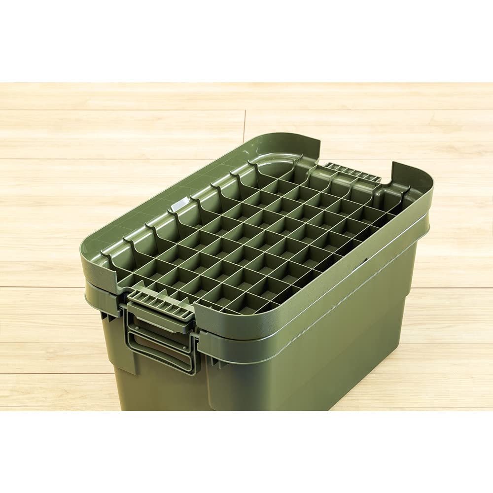 Грузовой ящик для хранения TRUSCO Trunk с плоским верхом, технические характеристики 70 л, черный BLKCF-70