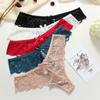 Floral Briefs Low Waist Solid Color Panties Women's  Fashion Sleepwear Ladies Lingerie Underpants Thong
