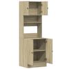 Kitchen Cabinet Sonoma Oak 60 x 50 x 180 cm Particleboard