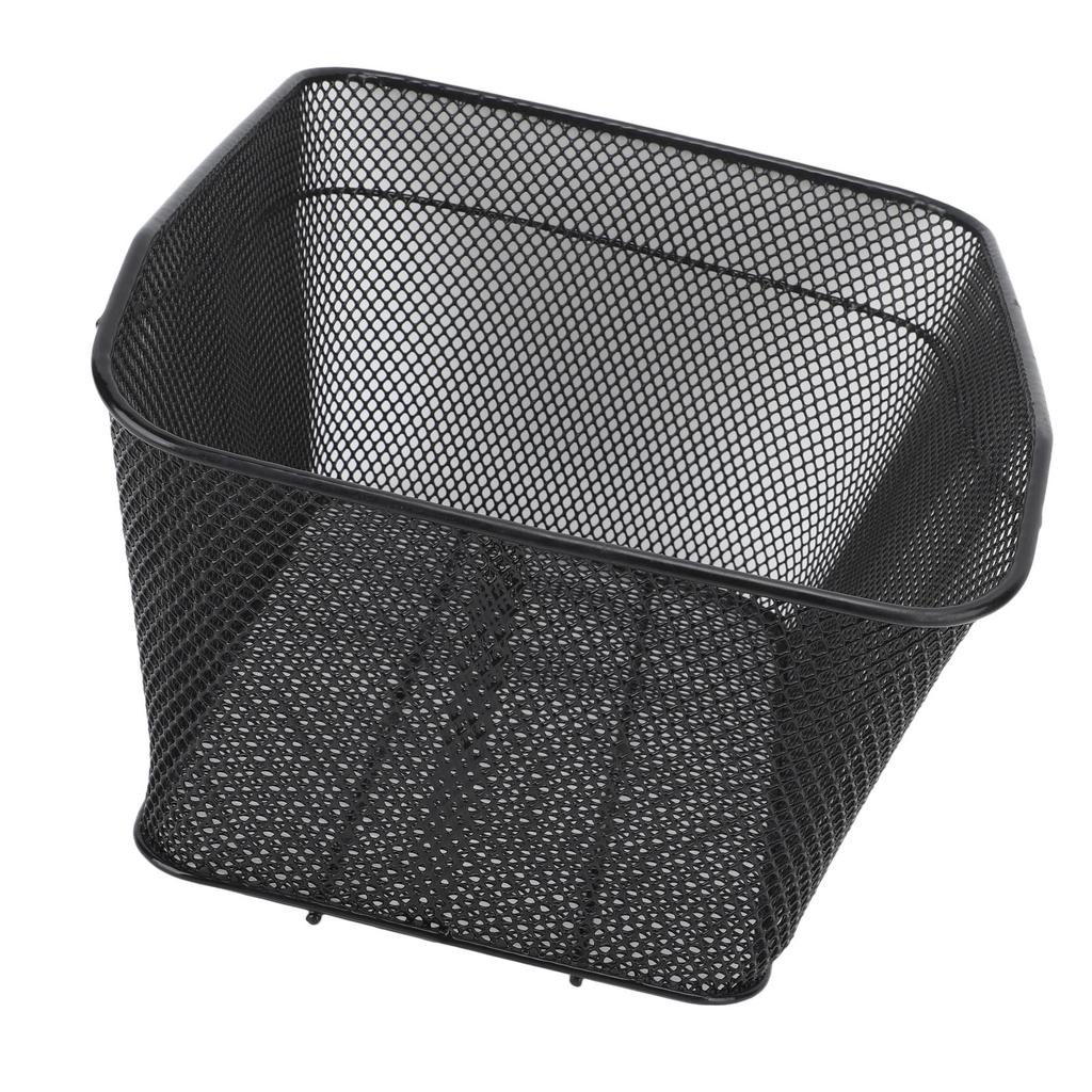 Rear Bike Basket High Strength Metal 44lb Load Bearing Large Capacity Metal Bike Basket Rear for Replacement Storage