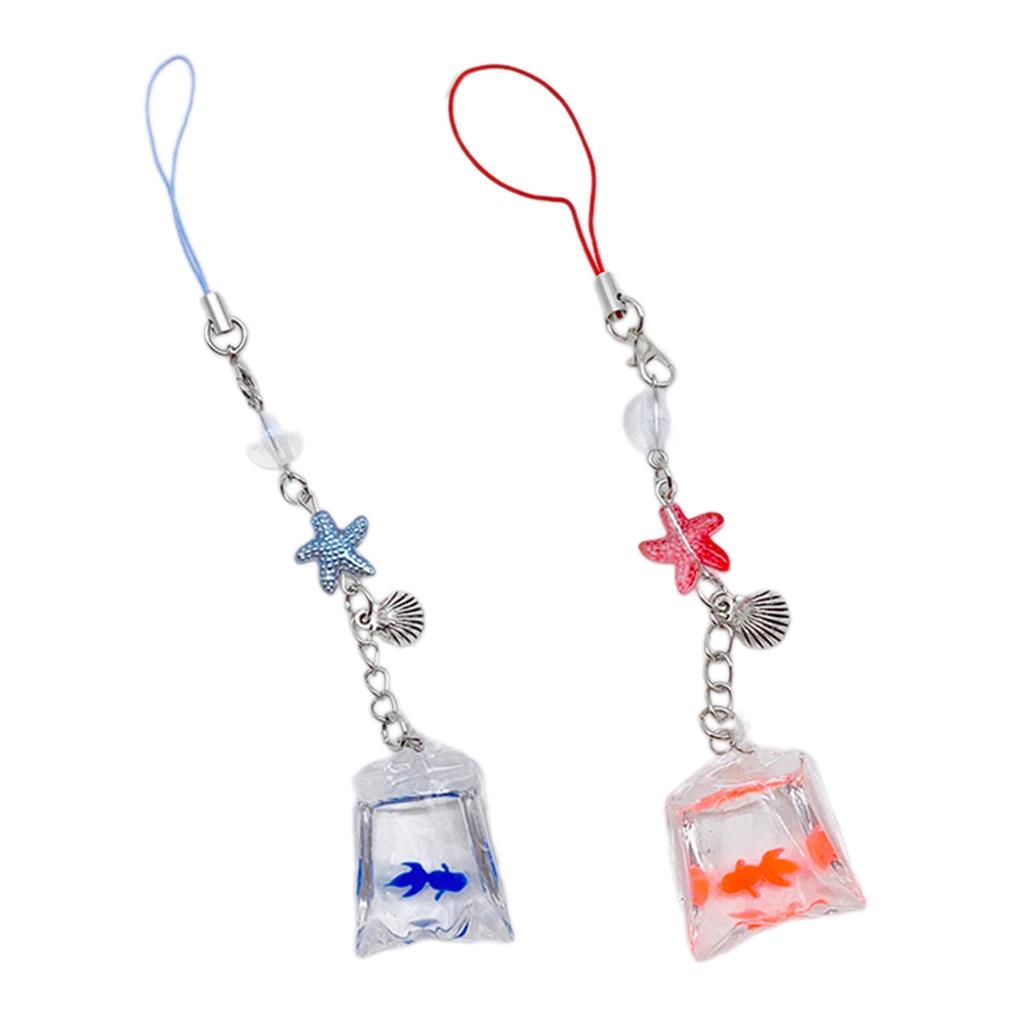 Модная сумка золотая рыбка бусины подвески кулон милый телефон ремешок сумка украшение портативные подвески шнурок для девочек женщин