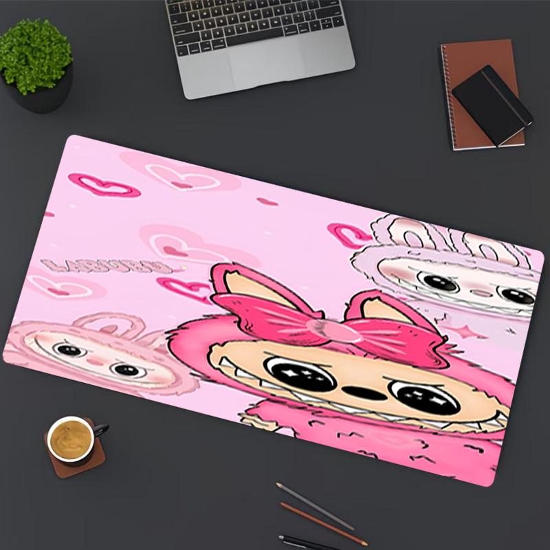 Labubu Print Mouse Pad, for Keyboard Pad Laptop PC Mat for Office Home Use, Desk Decor, Perfect Birthday Gift for Gamers