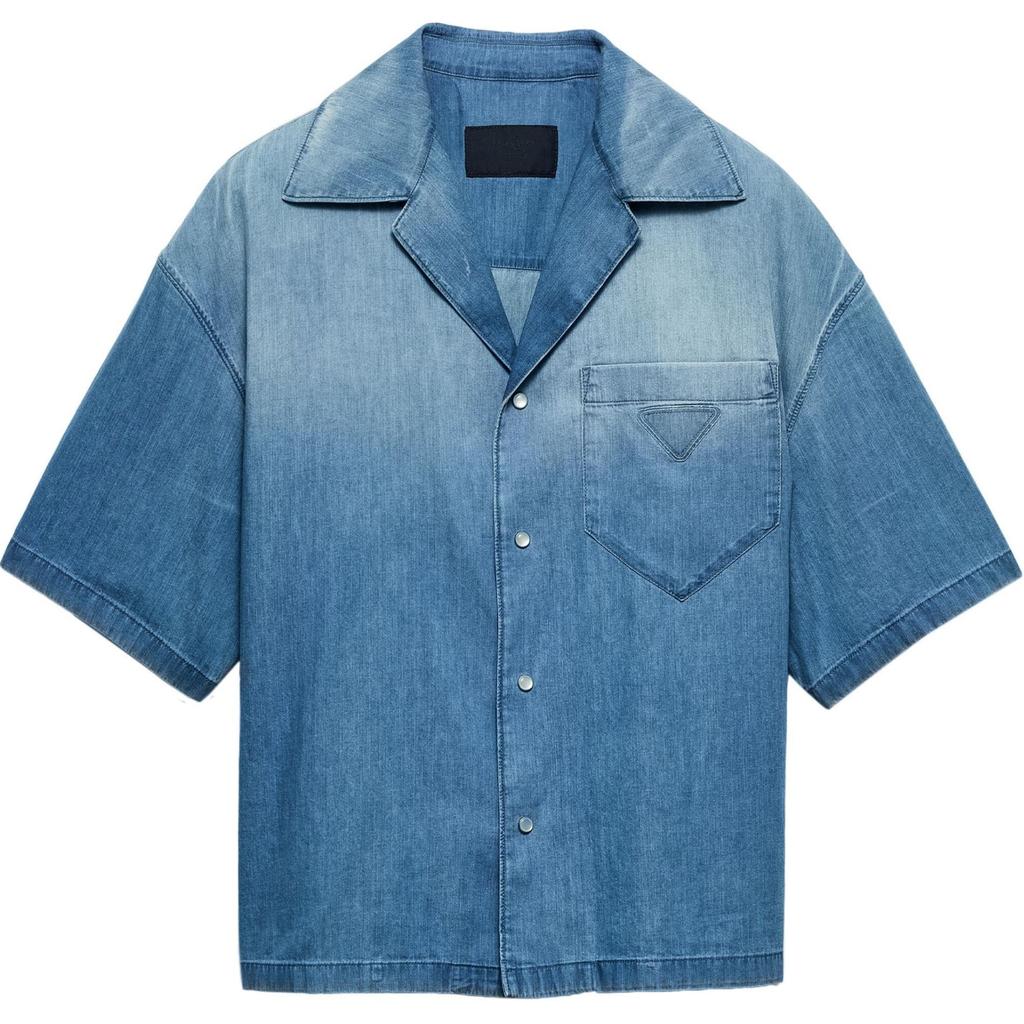 PRADA Denim Shirt GEC068-15LI-F0V3N-S-AMO