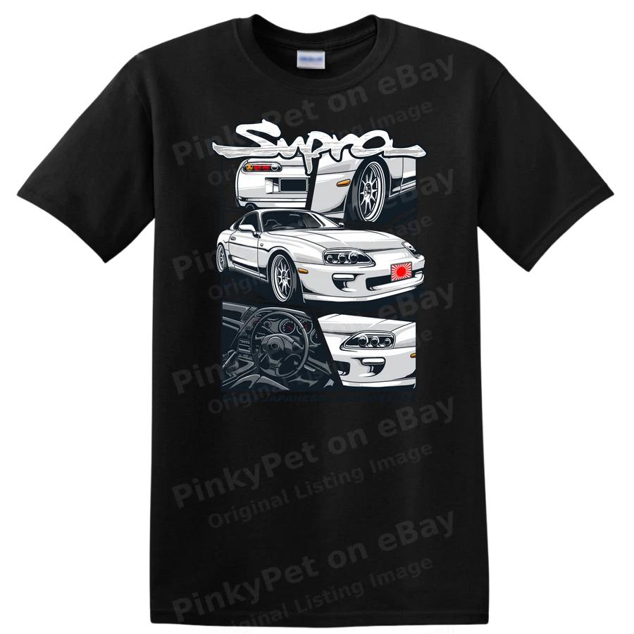 Car Enthusiast T Shirt Supra Sports Car Illustration Vintage Tee Design