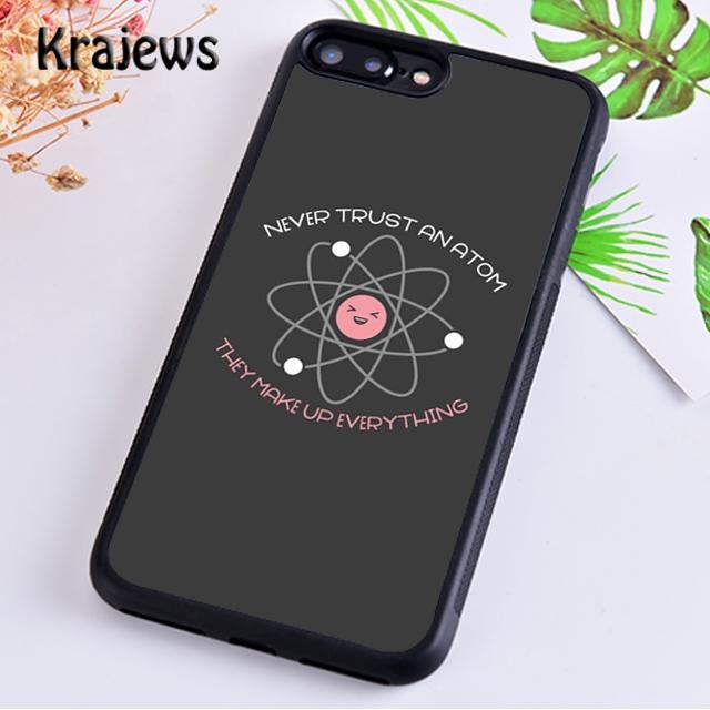 Krajews Атомная Наука Химия Чехол для Телефона Для iPhone 17 Air 16 15 14 plus 11 12 13 pro max coque Оболочка Fundas
