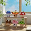 Compatible Mushroom Micro-Block Cartoon Figures - Cute Desktop Ornaments & Children's Educational Toys