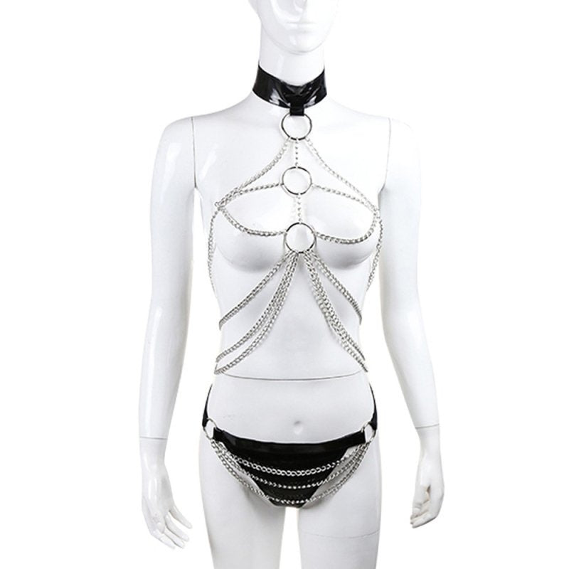 Multi Chains String Harness Set - KinkHarness - Women's Harness