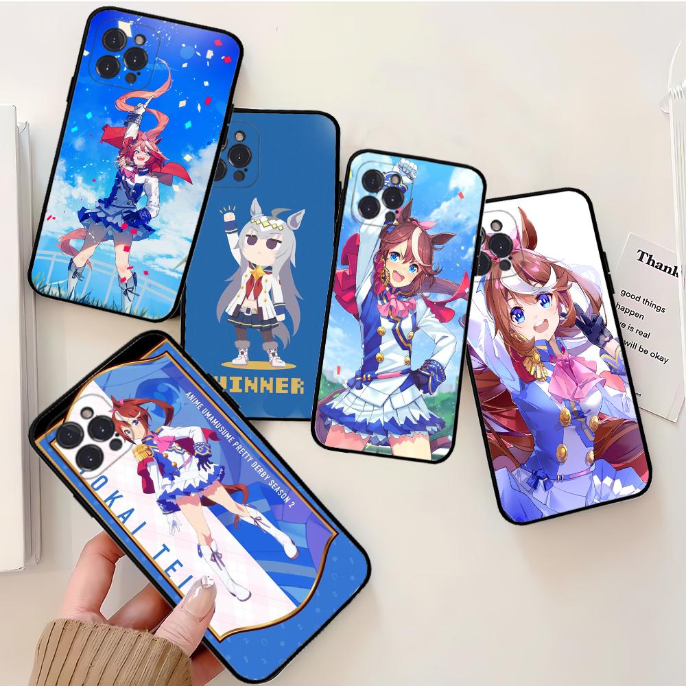 Чехол для телефона Аниме Ума Мусуме Претти Дерби Токай Тейо Для IPhone 16 15 14 11 12 13 Mini Pro XS Max Чехол 6 7 8 Plus X Funda Shell