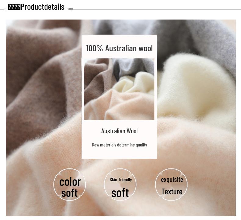 Женский кашемировый свитер из чистой шерсти с полувысоким воротником - Приталенный крой, Универсальный вязаный дизайн