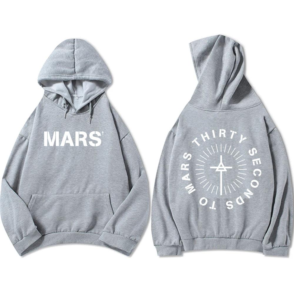 Толстовки Thirty Seconds To Mars с длинным рукавом, модные худи с капюшоном, повседневные, в стиле рок, унисекс, уличная одежда, мужские