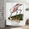 Reddish Spoonbill Shower Curtain Pink Swan Feather Pattern Perfect for Bathrooms Home Decor Roseate Spoonbill Print Waterproof F