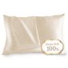 Silk Pillowcase Stays Smooth Until Light and Not 16 Momme Silk Smooth To the Breathable and Prevents Uses Grade 43 X 63 Champagne 100% -