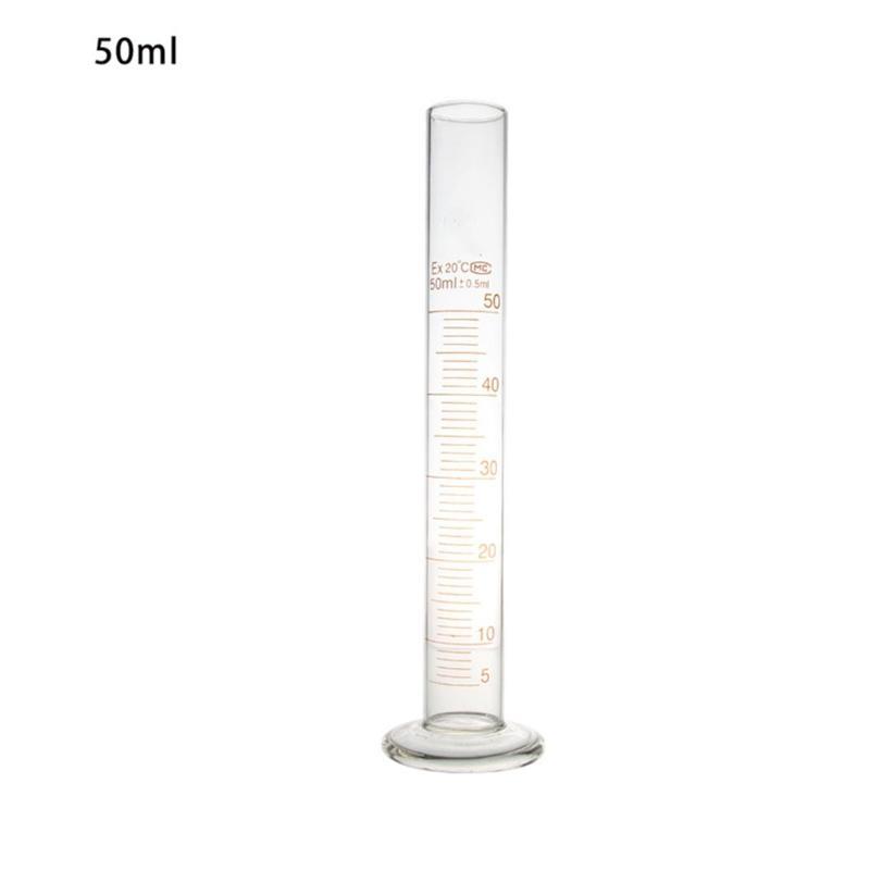 Стеклянный мерный цилиндр с гладким носиком Graduated Measuring Cylinder для лаборатории
