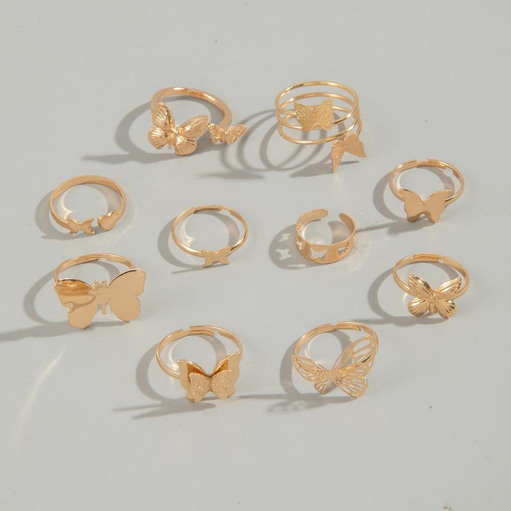 Модный дизайн через границу, кольцо с открывающимся в виде бабочки многосуставным механизмом, нишевое элегантное кольцо в форме сердца