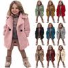 Toddler Kids Duffle Overcoat Winter Windproof Thicken Coat Jacket Warm Fleece Outerwear Trench Windbreaker Top For Boys Girls