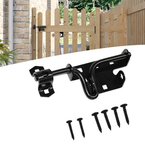 Alloy Door Latch Rust-Resistant Weather-Resistant Dual-Functional Lock Self-Locking Design Door Latch