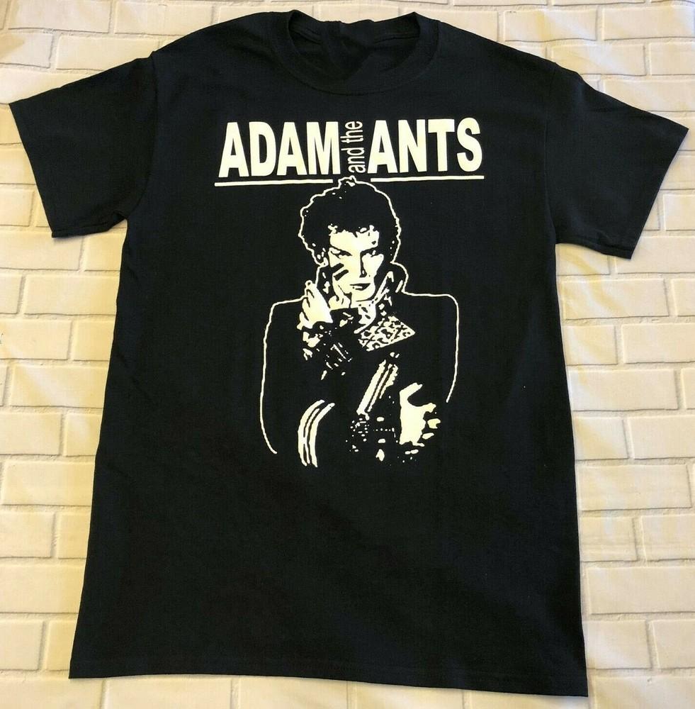 Adam and the Ants Группа Черная Хлопковая Футболка Унисекс S234XL Футболка Унисекс Графическая Футболка