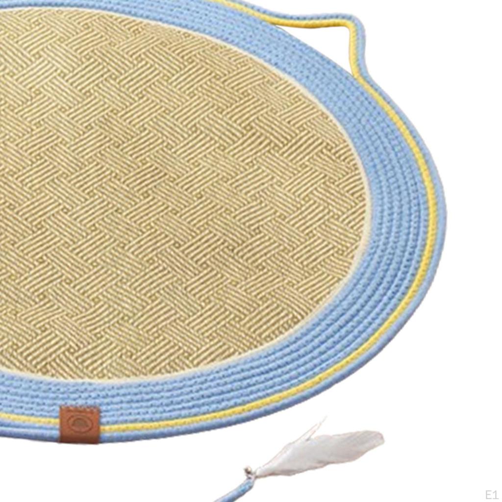 Cat Cooling Pad Mat for Dogs Cats Rattan Portable Products Comfortable Sleeping